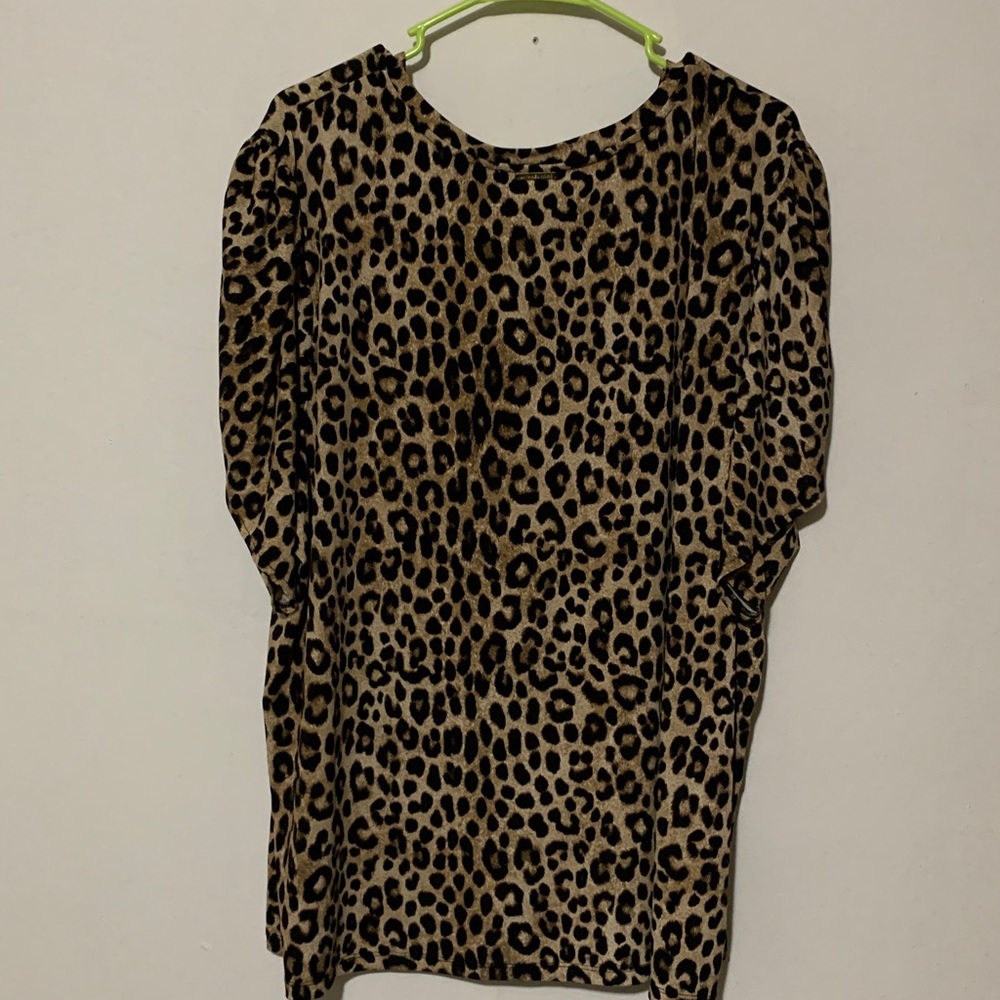 Michael Kors Animal Print Top - Picture 3 of 8